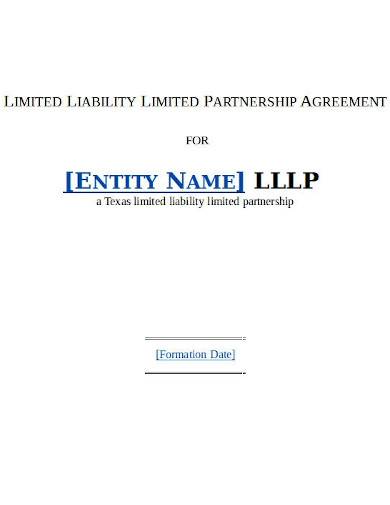 limited liability partnership agreement