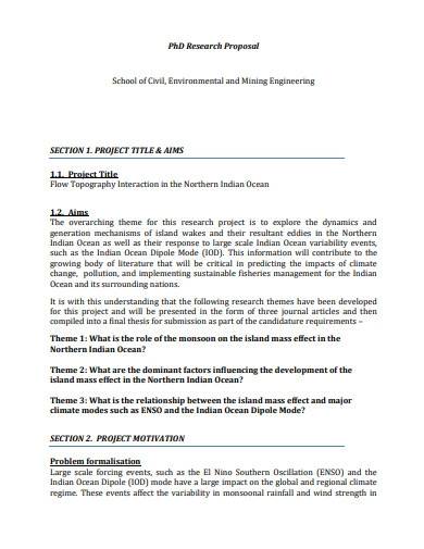 phd research proposal template