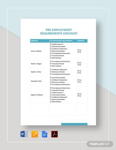 FREE 19+ Onboarding Checklist Samples in PDF | MS Word | Excel | Google ...