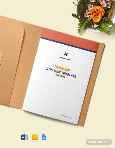 sample free it strategy template