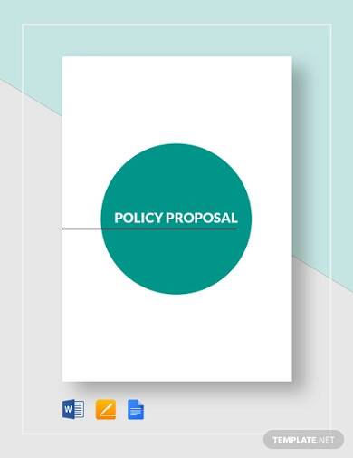 sample policy proposal template