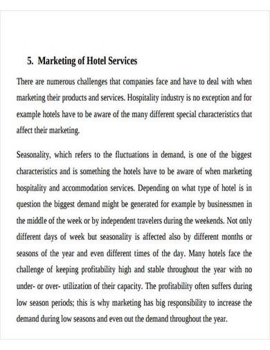 sample strategic hotel sales plan