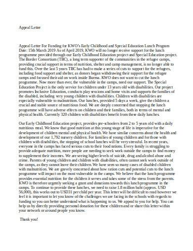 FREE 11 School Appeal Letter Samples Templates In MS Word PDF