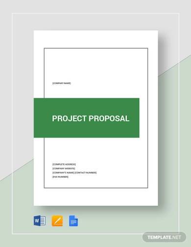 simple project proposal template