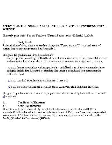 FREE 10 Research Study Plan Samples In PDF