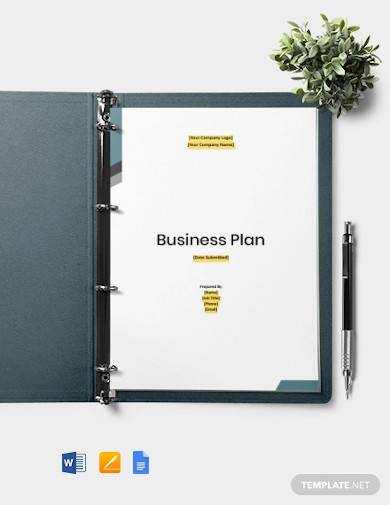 software company business plan template