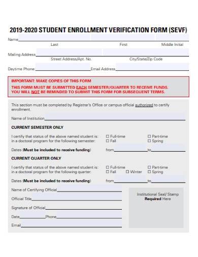 school enrollment assignment