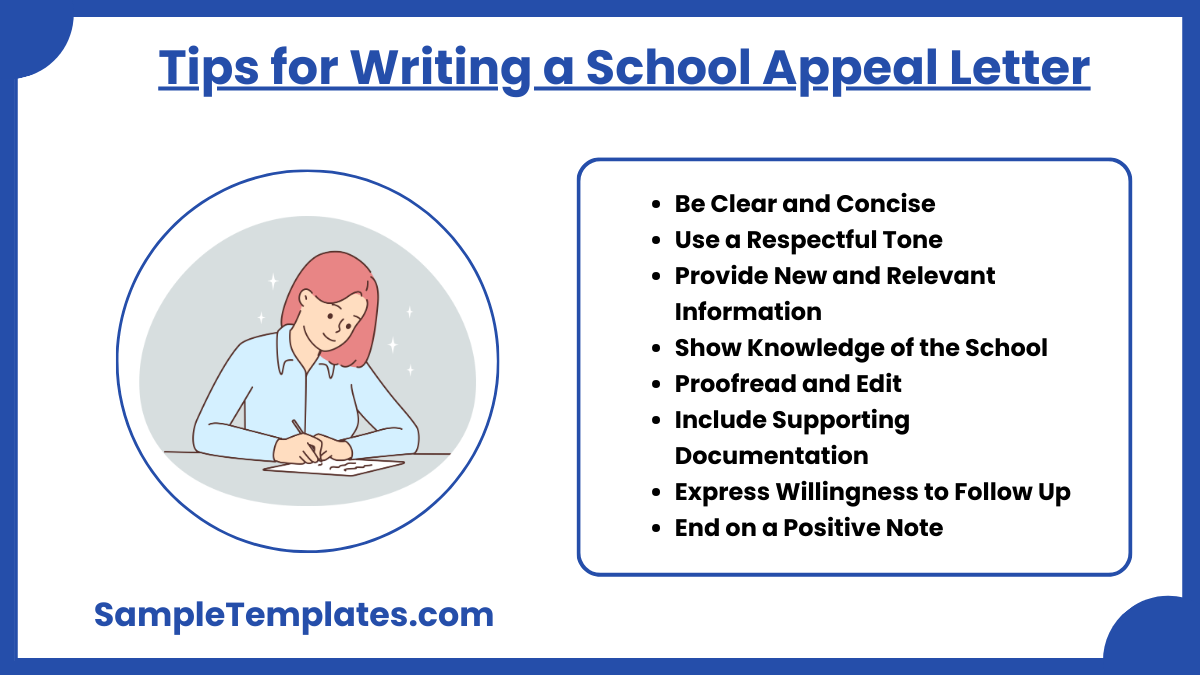 tips for writing a school appeal letter