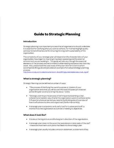 FREE 10+ Nonprofit Organization Strategic Plan Samples in MS Word ...