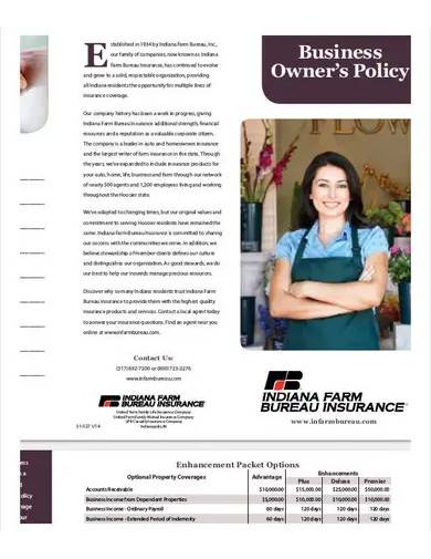 business owner’s policy template