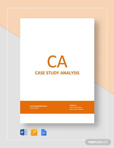 case study analysis template