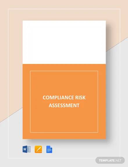 compliance risk assessment template