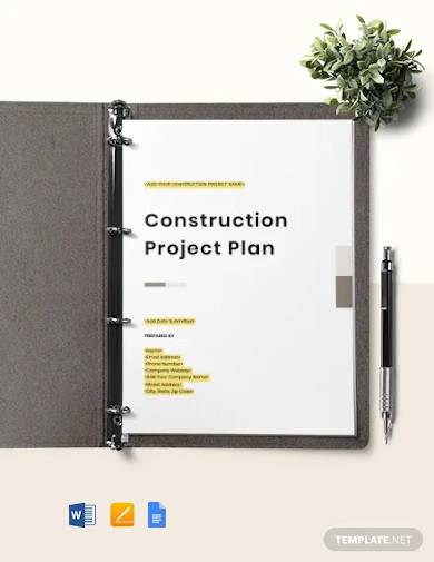 construction project risk management plan template