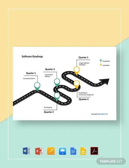 free simple software roadmap template