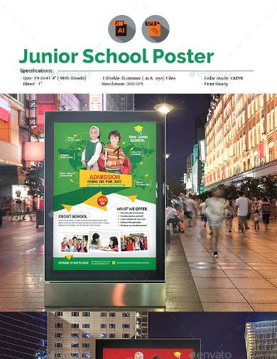 junior school promotion poster