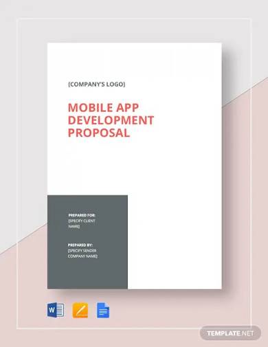Free Mobile App Development Proposal Template Word
