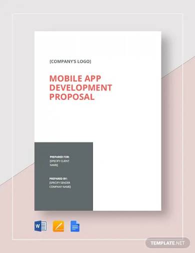  Free Mobile App Development Proposal Template Word FREE PRINTABLE 