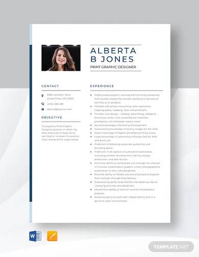 Free 17 Sample Graphic Designer Resume Templates In Ms Word Pdf Pages
