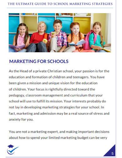 school marketing strategies sample