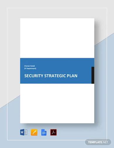 security strategic plan template