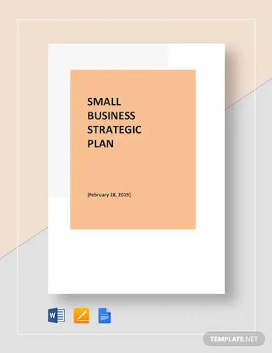 small business strategic plan template