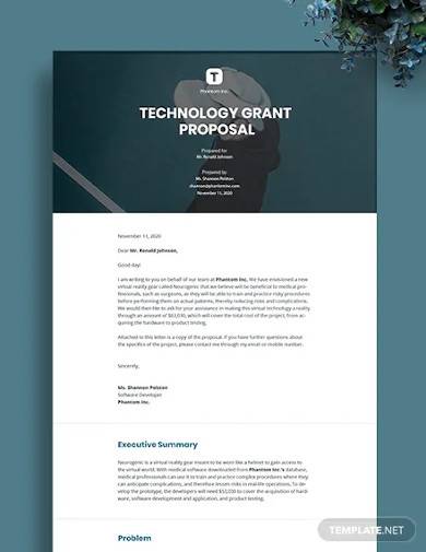 technology grant proposal template1