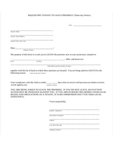 free 10 printable eviction notice form samples in ms word pages