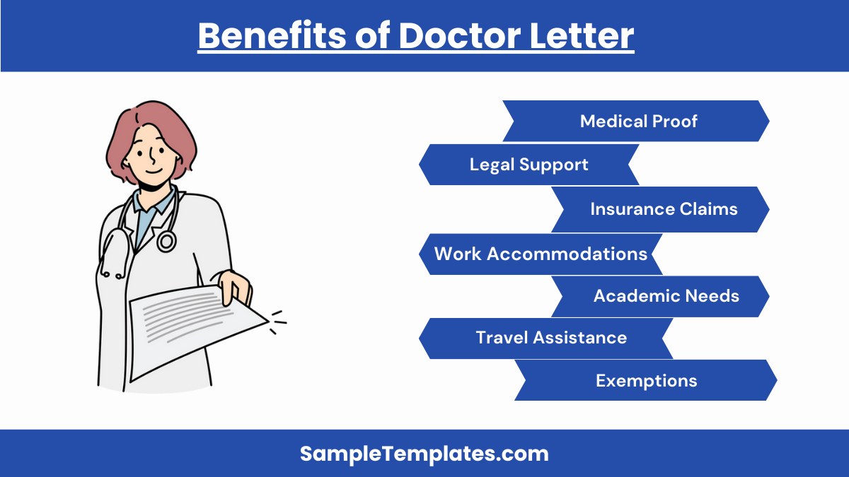 benefits of doctor letter