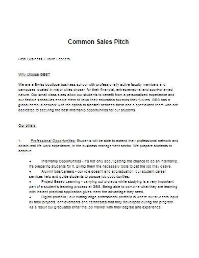 business presentation script example