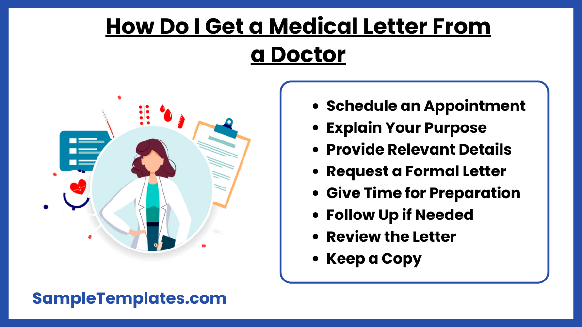 how do i get a medical letter from a doctor