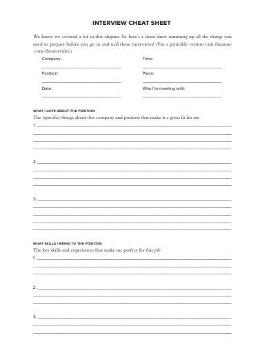 FREE 10 Interview Sheet Samples In MS Word MS Excel Pages FREE 10 Interview Sheet Samples In MS Word MS Excel Pages