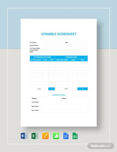 scrabble score sheet template