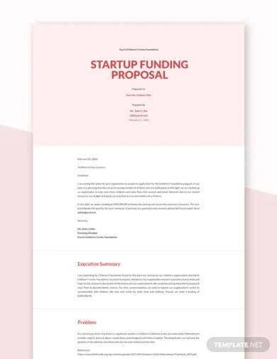 FREE 14+ Sample Funding Proposals in PDF | MS Word | Google Docs | Pages