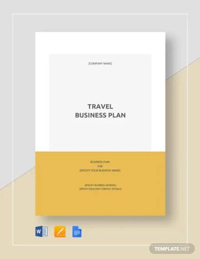 travel business plan