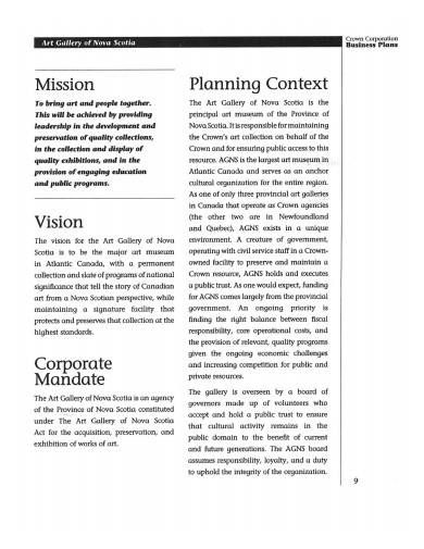 art and culture business plan
