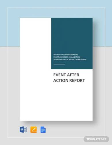 event after action report template