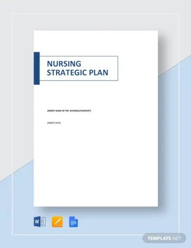 nursing strategic plan template