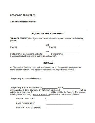property equity investment agreement