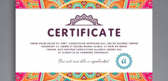 yoga certificate image