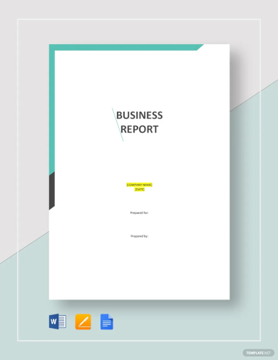 business report template