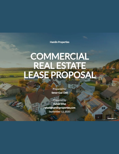 commercial real estate lease proposal template