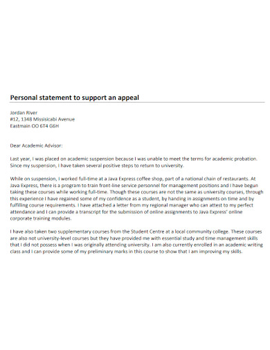 editable university personal statement