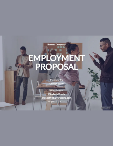 employment proposal template