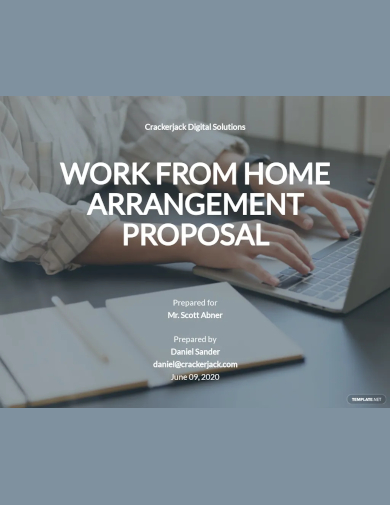 employment work from home proposal template