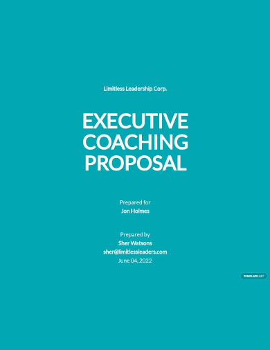 executive coaching proposal