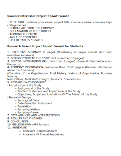 internship project acknowledgement report format