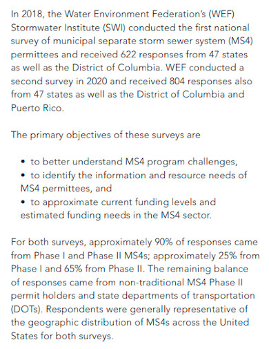 needs assessment survey results report