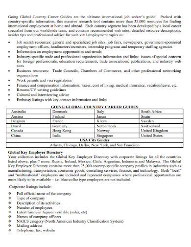 printable company employer profile