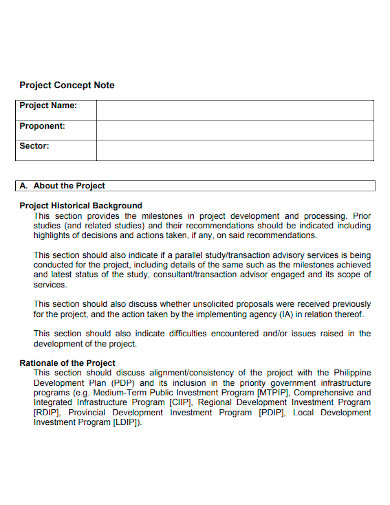 Activity Concept Note Template