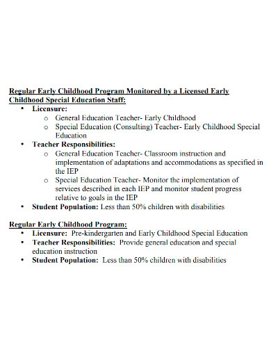 special education service delivery plan